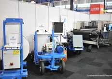 Weterings Machinery had several stands where they showed their products.                   
